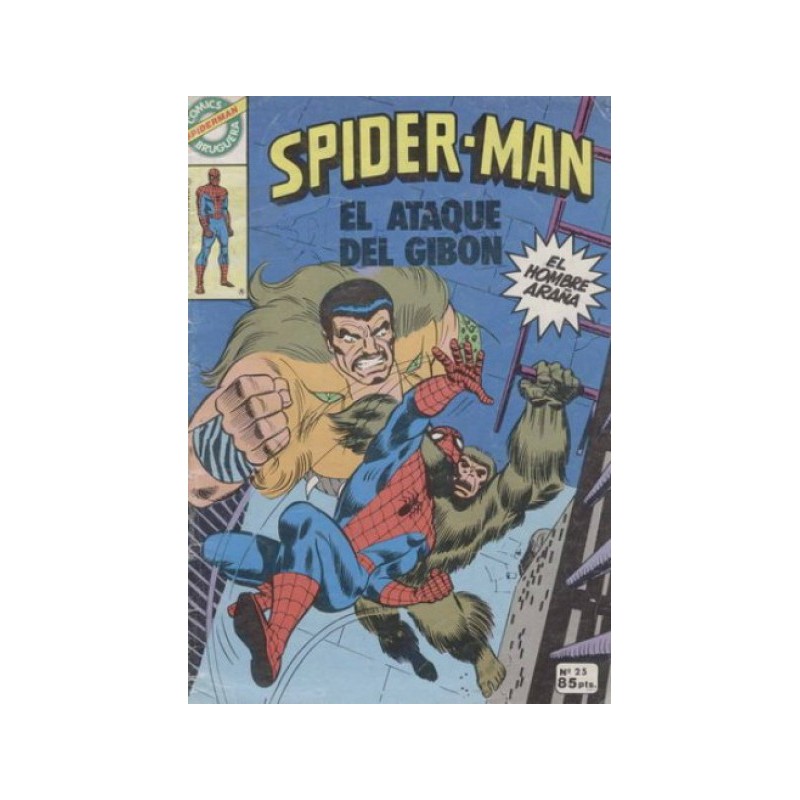 SPIDERMAN Nº 25 EL ATAQUE DEL GIBON ED.BRUGUERA