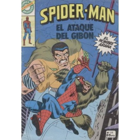 SPIDERMAN Nº 25 EL ATAQUE DEL GIBON ED.BRUGUERA