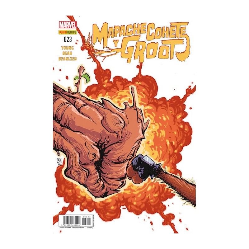 MAPACHE COHETE Y GROOT Nº 23 ED.PANINI