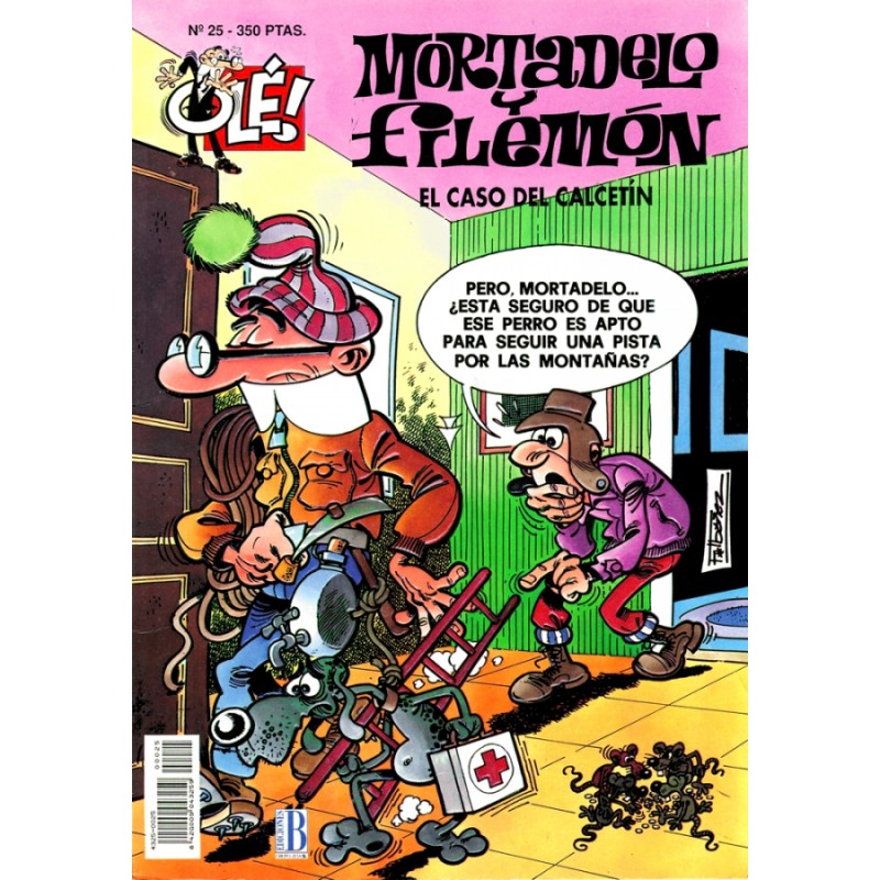 COLECCION OLE nº 25 MORTADELO Y FILEMON : EL CASO DEL CALCETIN