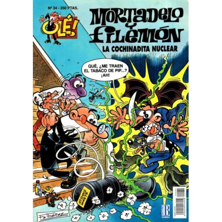 COLECCION OLE nº 34  MORTADELO Y FILEMON : LA COCHINADITA NUCLEAR