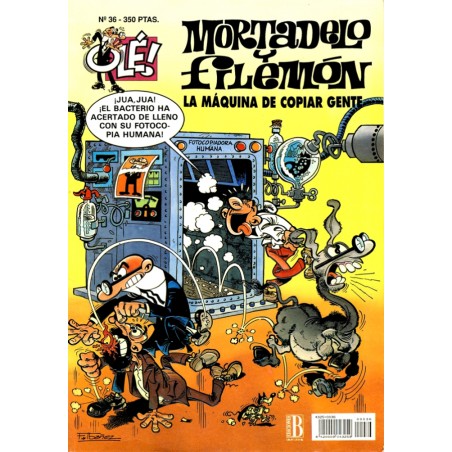 COLECCION OLE nº 36 MORTADELO Y FILEMON : LA MAQUINA DE COPIAR GENTE