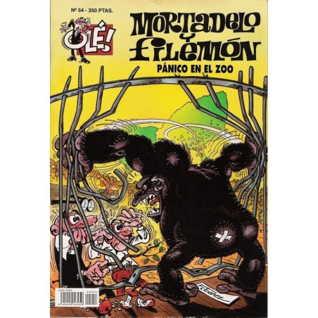 COLECCION OLE nº 54 MORTADELO Y FILEMON : PANICO EN EL ZOO