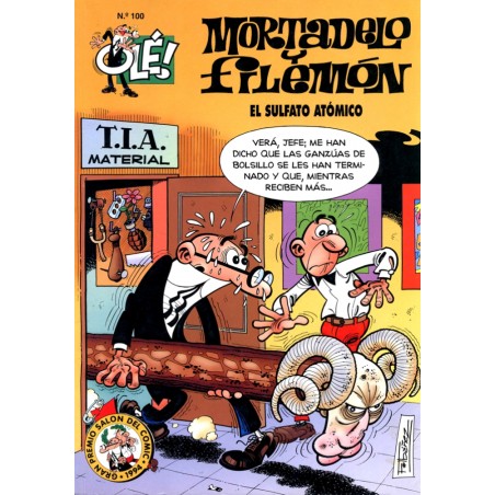 COLECCION OLE nº 100 MORTADELO Y FILEMON : EL SULFATO ATOMICO