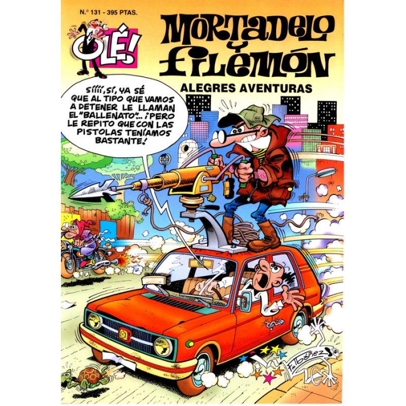 COLECCION OLE nº 131 MORTADELO Y FILEMON : ALEGRES AVENTURAS