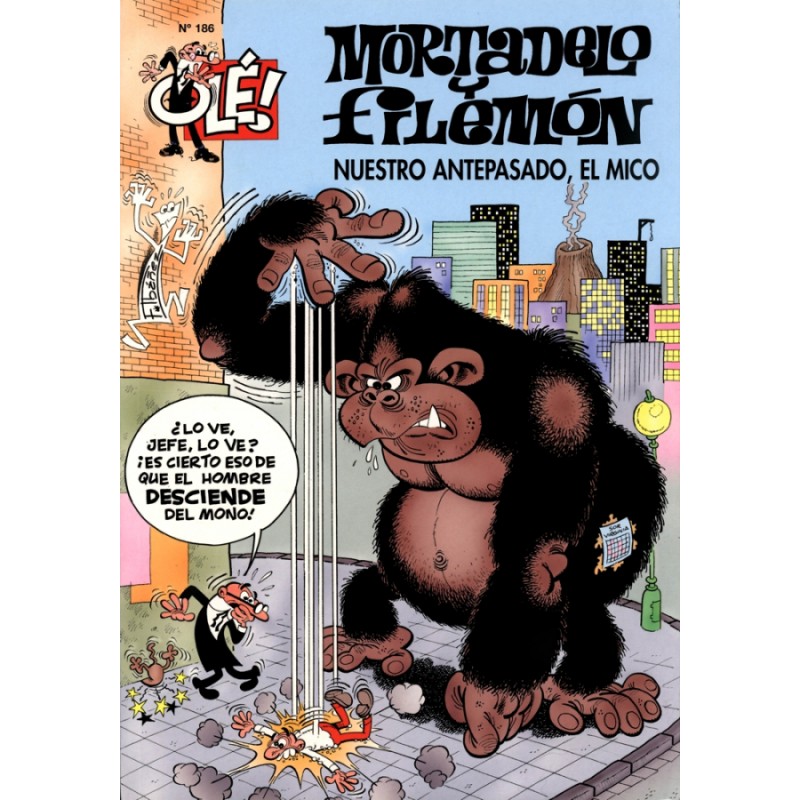COLECCION OLE nº 186 MORTADELO Y FILEMON : NUESTRO ANTEPASADO , EL MICO