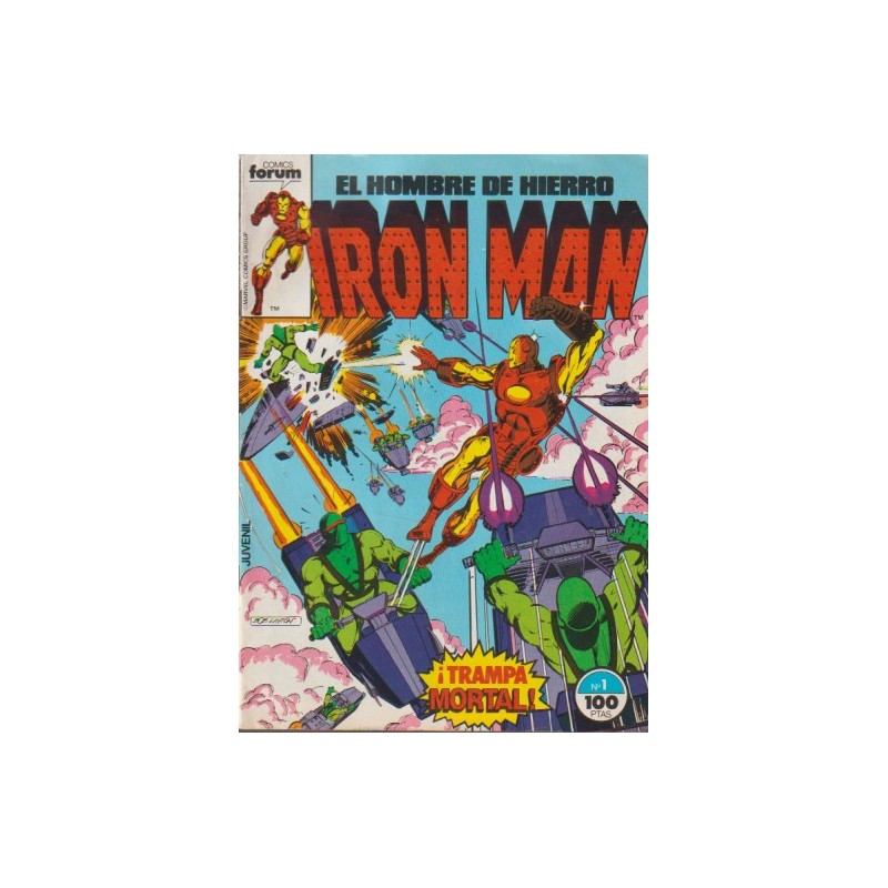 IRON MAN VOL.1 Nº 1 AL 3 ED.FORUM , EXCELENTE ESTADO DE CONSERVACION