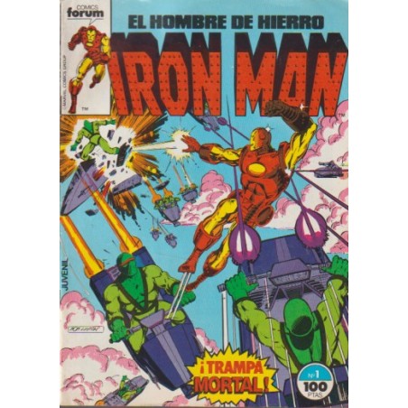 IRON MAN VOL.1 Nº 1 AL 3 ED.FORUM , EXCELENTE ESTADO DE CONSERVACION