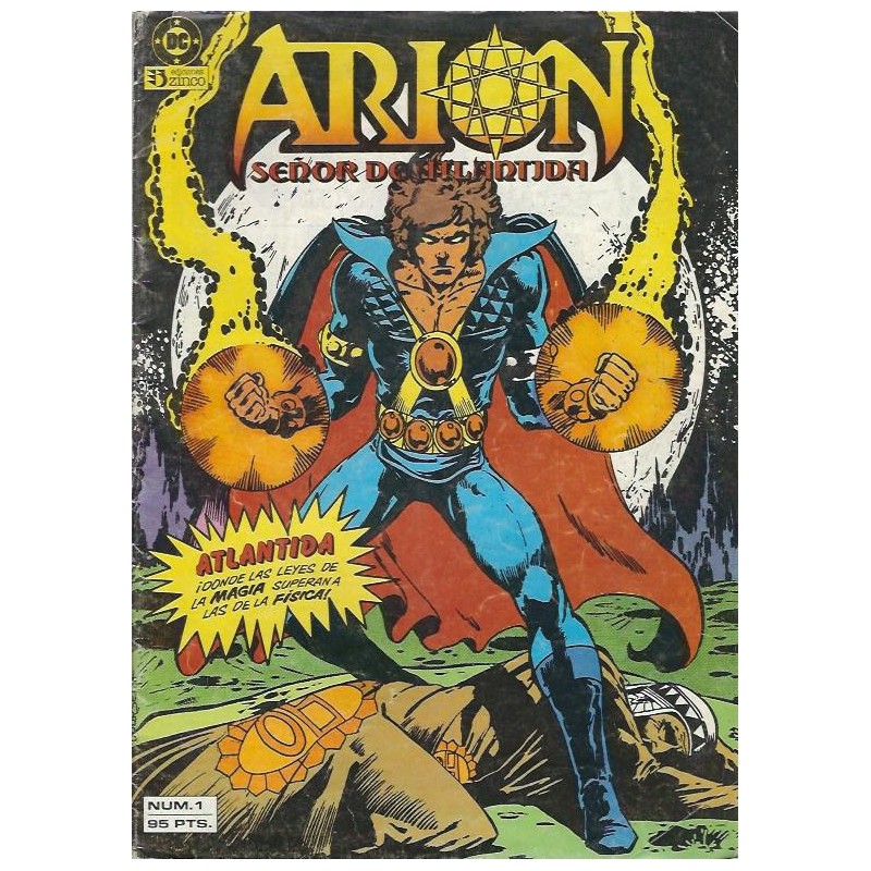 ARION SEÑOR DE LA ATLANTIDA Nº 1 ED.ZINCO