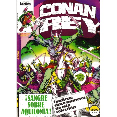 CONAN REY Nº 16 AL 20 EN UN RETAPADO ED.FORUM