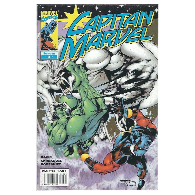 CAPITAN MARVEL VOL.1 Nº 3 ED.FORUM POR PETER DAVID