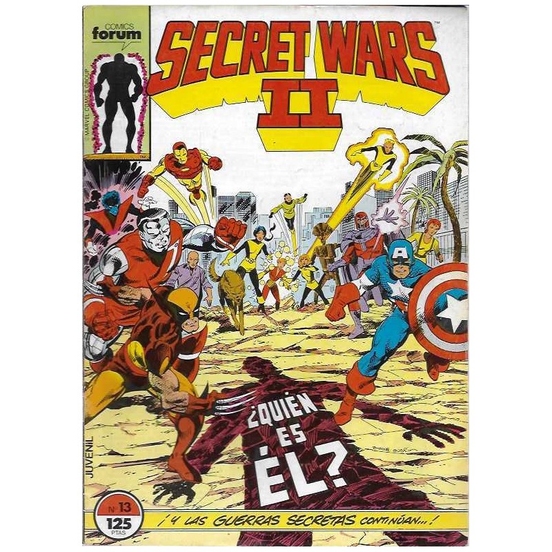 SECRET WARS II Nº 13 AL 19 ED.FORUM , EXCELENTE ESTADO DE CONSERVACION , NUEVOS