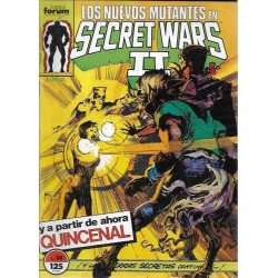 SECRET WARS II Nº 13 AL 19 ED.FORUM , EXCELENTE ESTADO DE CONSERVACION , NUEVOS