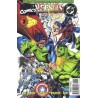 MARVEL VERSUS DC COL.COMPLETA Nº 1 AL 4 , ED.FORUM , EEL Nº 1 TIENE LA PORTADA EN LA PARTE SUPERIOR IZQUIERDA ALGO DAÑADA