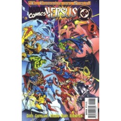 MARVEL VERSUS DC COL.COMPLETA Nº 1 AL 4 , ED.FORUM , EEL Nº 1 TIENE LA PORTADA EN LA PARTE SUPERIOR IZQUIERDA ALGO DAÑADA