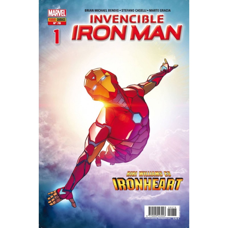 EL INVENCIBLE IRON MAN VOL.2 Nº 76 AL 64, ETAPA DE RIRI WILLIANS IRONHEARTH, 1 AL 11
