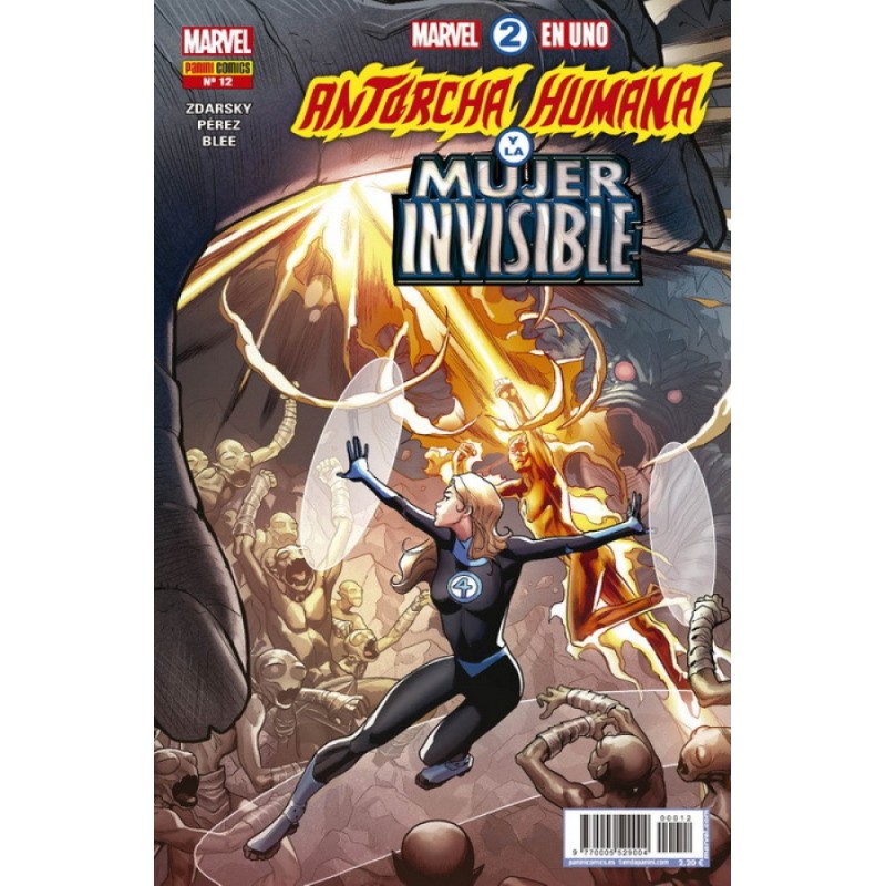 MARVEL 2 EN 1 LA COSA Y LA ANTORCHA HUMANA Nº 1 AL 12 , COL.COMPLETA