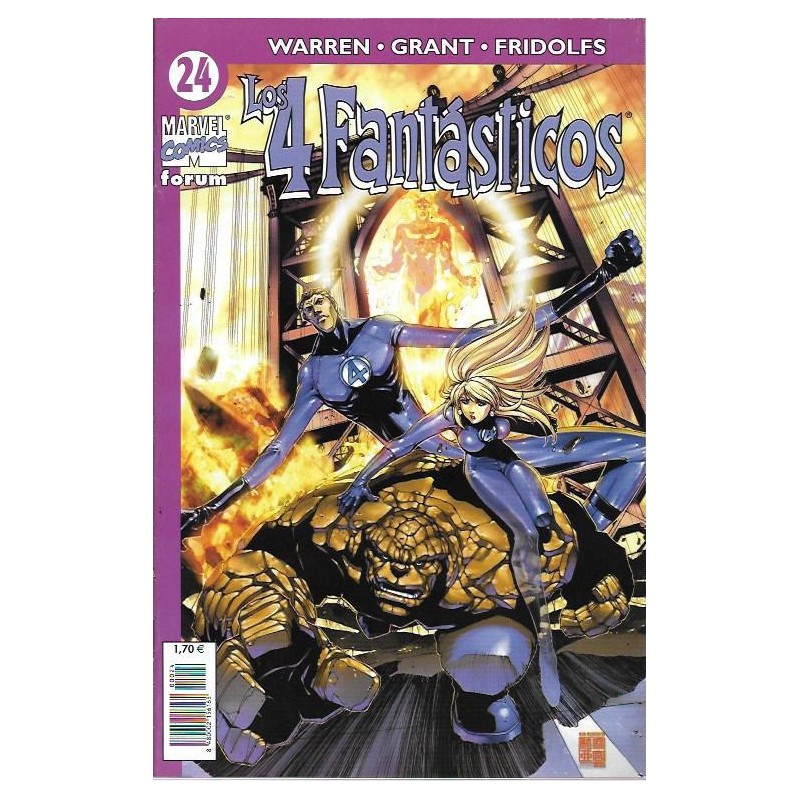 LOS 4 FANTASTICOS VOL.4 Nº 24 ULTIMO NUMERO , ED.FORUM