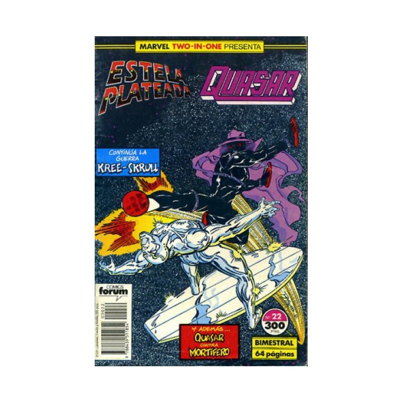 ESTELA PLATEADA & QUASAR Nº 22 ED.FORUM