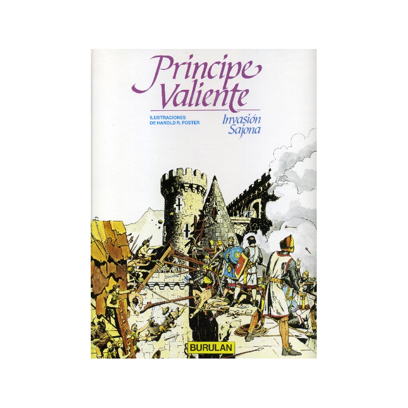 El Principe Valiente ed.burulan albumes 1 al 4 col.completa porHarold Foster