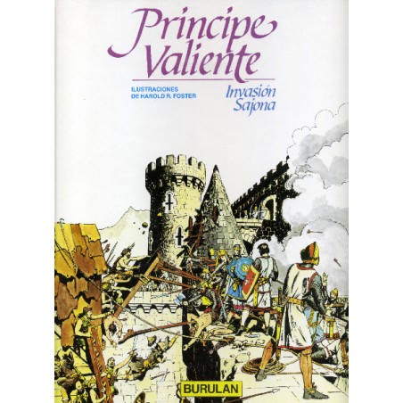 El Principe Valiente ed.burulan albumes 1 al 4 col.completa porHarold Foster