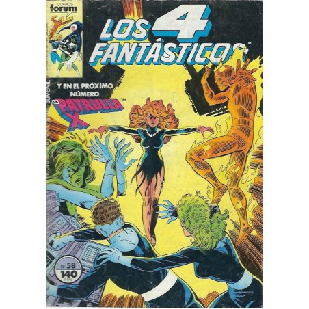 LOS 4 FANTASTICOS VOL.1 Nº 58 CON EL REGRESO DE JEAN GREY
