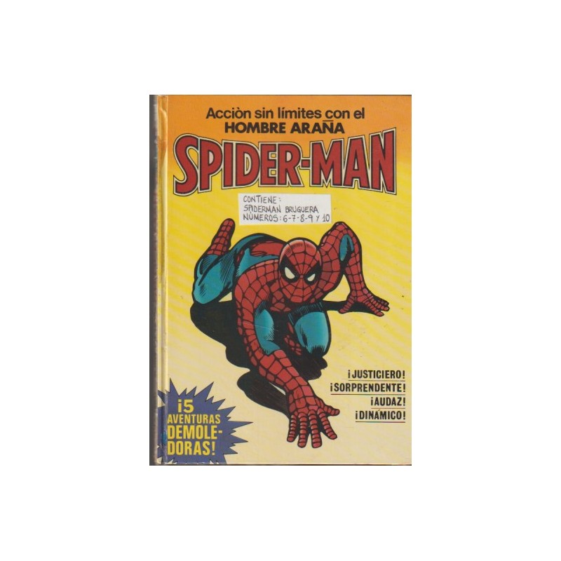 SPIDERMAN ED.BRUGUERA TOMO CON LOS NUMEROS 1 A 6