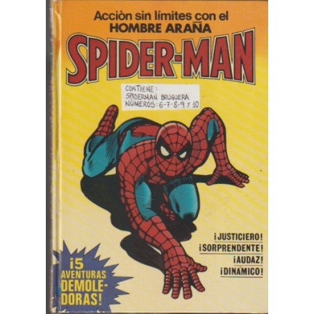 SPIDERMAN ED.BRUGUERA TOMO CON LOS NUMEROS 1 A 6